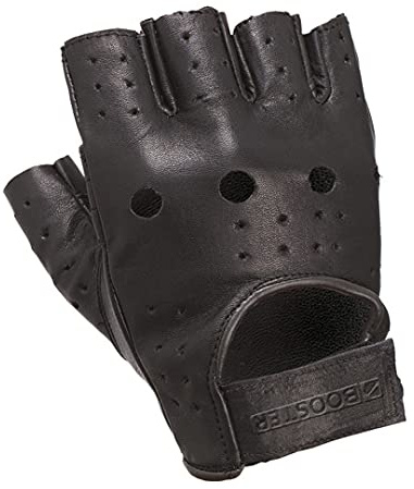 Booster Custom Motorradhandschuhe, schwarz, S
