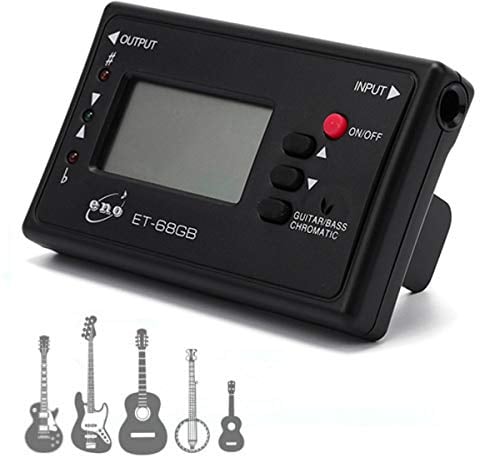 Chromatic Tuner for Guitar Electric Bass Mandolin Ukulele Violin Banjo Cello