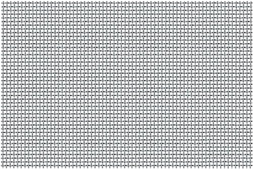 Vandicka 2 Stücke Metallgitter Feinmaschig, Drahtgeflecht Edelstahl, Metallfilternetz, Lüftungsgitter Luft Vent Abluftgitter Mäuseschutz Insektenschutz Gitter, 1 mm Loch, 20x30 cm