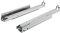 HETTICH 9257130 Länge 750 mm, Actro 5D Silent System Vollauszug (Schubkastenführung) integrierte Dämpfung, Tragkraft 70 kg, Stahl verzinkt, Silber