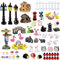 FomCcu 72 Pieces Fairy Mini Garden Accessories Micro Landscape Ornaments Kit Fairy Miniature Garden Animals Decor DIY Supplies for Succulent Decoration
