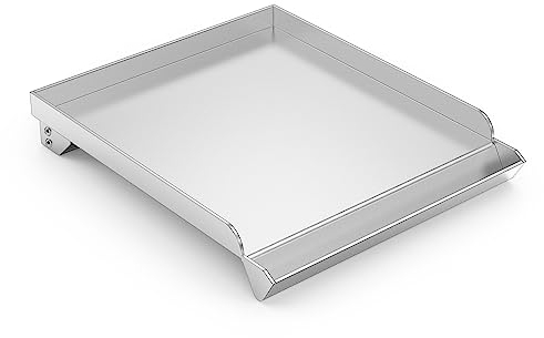 Stanbroil Edelstahl-Grillplatte für Gasgrill-Seitenbrenner, Universal-Grillplatte mit flacher Oberseite, für die meisten Gasgrill-Seitenbrenner, 27,9 cm x 33 cm