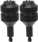 Shanrya Controller-Joysticks, Aluminium-Controller-Joysticks CNC-Präzisionsverarbeitung für FPV V2(Schwarz)