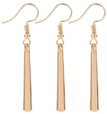 XHBTS One Piece Ohrringe - Gold Anime Cosplay Ohrringe für Anime Lovers 3 Set mit Minituch und Box (Hook Earrings)