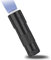 ANGNYA Portatile 12 LED Mini Lampada per Unghie Nero, Torcia Elettrica per unghie Gel Sciugatura Rapida, Strumenti per Nail Art e Strumenti Money Detector(Batterie non Incluse)