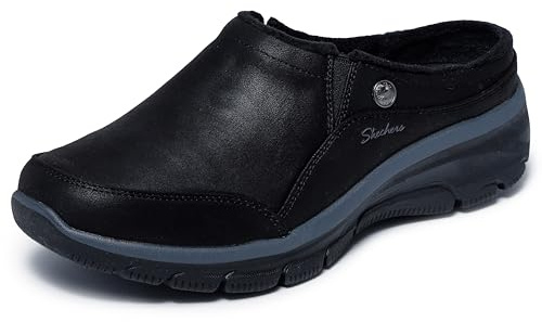 Skechers Women's Easy Going - Latte 2 Mule, Black, 7.5M