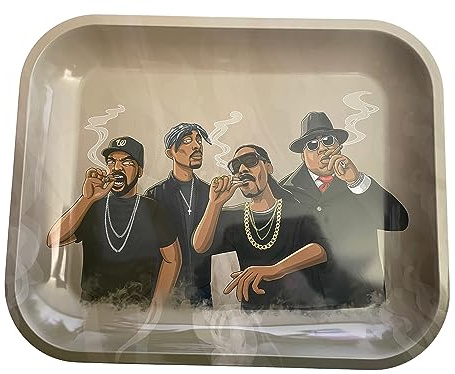 Wise Skies Rappers Large Rolling Tray