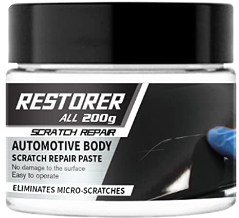 Voihamy Automatischer Kratzerentferner - Kratzer Reparaturfarbe - Lackkratzer Mit Schleifpaste Entfernen - Auto Kratzer Entferner 200 G - Kratzer Reparaturwachs