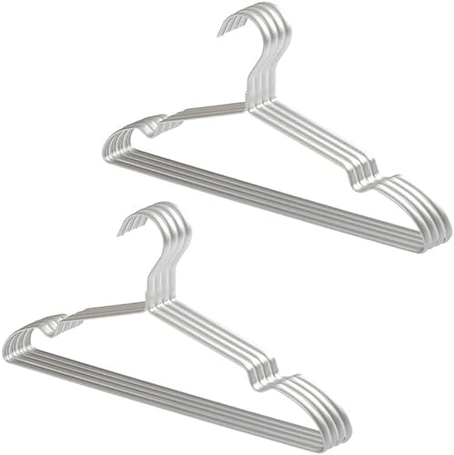 Kleiderbügel, Kleiderbügel, Kleiderbügel, Kleiderbügel, 8 Stück, robuste Kleiderbügel für den Kleiderschrank, platzsparende Anzugsbügel, Kleiderbügel