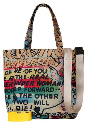 DOGO Damen Tagbag Tote Bag, Mehrfarbig