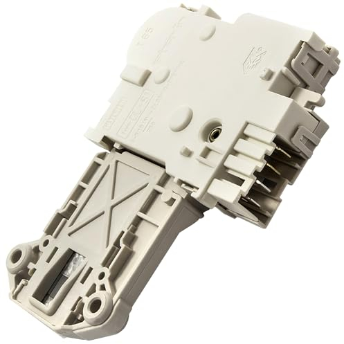 Bloqueo Cerradura para Puerta de Lavadora DL-S1 T85 con 4 Сontactos con Código Original 379203042/5 3792030425 379203042 para AEG para Electrolux - MADE IN ITALY - Garantía de 10 Años - MONTERAL