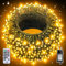 Auriostar Luci Natale Esterno 60m, 600LED Luci Albero di Natale Impermeabile IP44, 8 Modalità Catena Luminosa con Telecomando per Interno/Esterno Decorative Natalizie Albero di Natale Nozze Compleanno