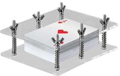 LearnLyrics Kartenpresse, Kartenpresse, Kartenpresse, Kartenreparaturgerät aus transparentem Acryl, tragbarer Kartenflacher, Kartenschutz, Kartenpresse