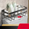 Glorlliant WC-Aufbewahrungseinheit, Badezimmer-Regal, Organizer, Ständer, stehender Dusch-Caddy ohne Bohren, Badezimmer-Duschregal, Duschkorb mit Seifenrasierer-Halter, über WC-Regal,