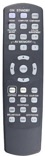 GX-540 Télécommande de rechange pour projecteur Mitsubishi HC3800 HC900 GX-6400 GX-570 HD400U HC5000 HC5500 HC6000 HC6800 HC7000U HC6500U HC7800DW
