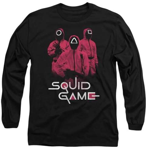 Squid Game Guards at The Ready Unisex Long Sleeve T Shirt