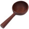 aqxreight Cucharada de Madera Cuchara de Madera Bosque de Agua de Madera Manija Larga para Agitar Gat como de Sopa con Madera Sapele Segura Ecológica Ecológica