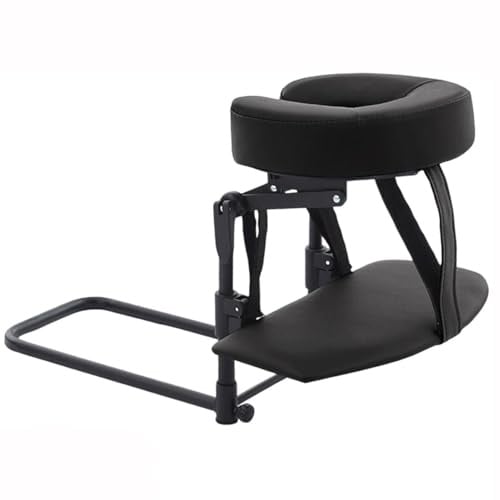 Poggiatesta massaggiante per letto supporto per il viso regolabile a casa kit da tavolo portatile materasso per dormire cuscino dopo intervento chirurgico agli occhi supporto per la testa(1 set,Black)