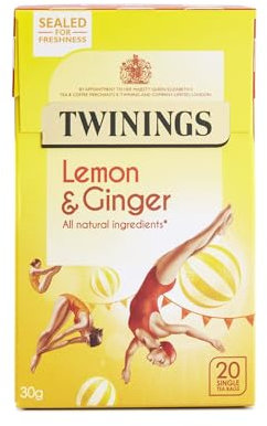 Twinings Herbal Revive Lemon & Chinese Ginger, 20 Tea Bags