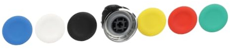 Schneider ZB4BA9 Frontelement rund für Drucktaster, ohne Rastung, flach, 6 Farben, neutral, durchmesser 22 cm