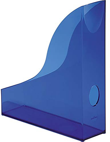 DURABLE Hunke & Jochheim Stehsammler BASIC, Polystyrol, 73x306x241mm, transluzent blau