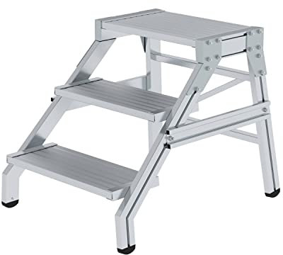 Aluminium-Montagetritt 3 Stufen Arbeitshöhe bis ca. 2,60 m