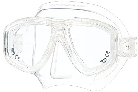 Tusa Freedom CEOS tauchmaske - Unisex Erwachsene - durchsichtig (M-212)