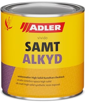 ADLER Samtalkyd RAL9001 Cremeweiß 375ml | Universell einsetzbar auf Holz, Metall und Hart-PVC, hohe Deck- und Füllkraft, seidenmatter Verlauf, gute Kratzfestigkeit