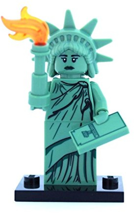 Rare collection model!!! New arrival!!!NEW LEGO MINIFIGURES SERIES 6 8827 - Lady Liberty (Statue of Liberty)