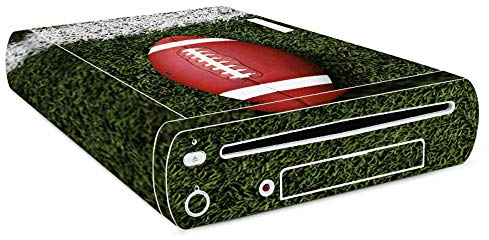 DeinDesign Skin kompatibel mit Nintendo Wii U Konsole Folie Sticker American Football Sport Ball