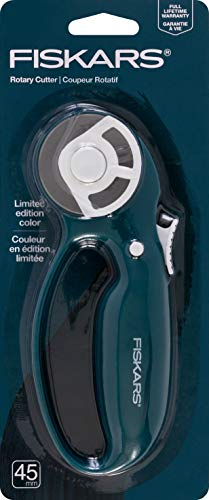 Fiskars Rotary Cutter 45mm Classic Loop Handle Pnk Rollschneider, 45 mm, modisch, weiß