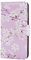 32nd Blumen Series - PU Leder-Mappen-Hülle Case Cover für Apple iPhone 6 & 6S, Blumendesign hüllen Entwurf gemacht Mit Kartensteckplatz und Magnetverschluss - Kirschblüte
