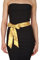 BlackButterfly Hochzeit Bogen Band BrautjungfernabschlussballSatin-Schärpe Gürtel (Gold, 10W / 175L)