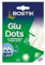 Bostik Glu Dots – Removable, Double Sided Glue Dots, for Instant Fixing & Crafts, Easy to Use, No Mess, Clear, x64 Glu Dots