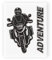 4R Quattroerre.it 6330 Adesivo Adventure Tabella