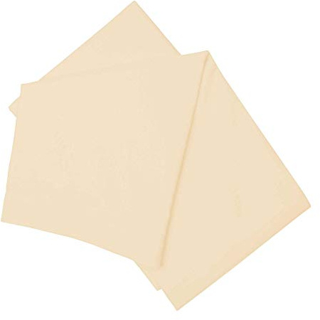 Belledorm Brushed Cotton Flat Sheet (Single) (Cream)