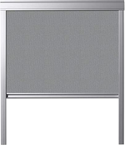 Dachfenster Verdunkelungsrollo kompatibel mit VELUX, Grau, S06