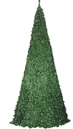 Riesen Christ Baum Oslo künstlich, Höhe 650cm von kunstpflanzen-discount.com - großer künstlicher Tannenbaum Christbaum