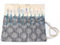 BUSOHA Roll Up Paint Brush Holder Artist Canvas Roll Pouch Bag Makeup Brushes Case Organizer Rollup Protection（15 inch,Without Brushes）