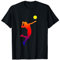 Sport Sportler Volleyball T-Shirt Damen, Mädchen Schwarz S Klassische Passform Kurzarm Crew Neck Volleyball Motif Crew Neck Short Sleeve Classic Fit T-Shirt