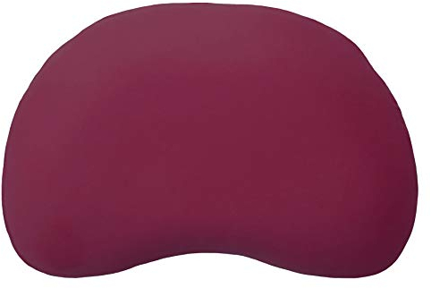 Edda Lux Bezug passend für Tempur Curve S (61 x 40 x 9,5 cm) und M (61 x 40 x 11 cm) Schlafkissen, formbeständiger Jersey Kissenbezug, aus 100% Baumwolle, in Burgund