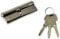 BKS FZG Profilzylinder Livius Serie WS50 mit Freilauffunktion, mit Wendeschlüssel, incl. Bohrschutz und Pickingschutz, Baulänge: 45/75 mm mit Not- und Gefahrenfunktion