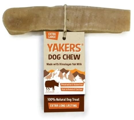 YAKERS Himalayan Dog Chew Bars, Natural Dog Chews - Original, XL (Pack of 1) - Extra Long-Lasting Dog Treats & Occupier Chews, Healthy Himalayan Dog Chews for Dental Health & Enrichment