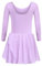 trudge Mädchen Ballettkleidung Ballettkleid Kinder Langarm Baumwolle Balletttrikot Ballettanzug Tanzkleid Tanzbody mit Rock Tütü, A Lila, 130