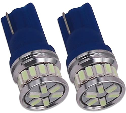 HSUN T10 194 175 161 168 12961 W5W LED Bulbs,12V-24V Extremely Bright 20SMD 3014 Chip Canbus Error Free Car Side Marker Indicator Backup Interior Dome Light,2 Pack,Ice Blue