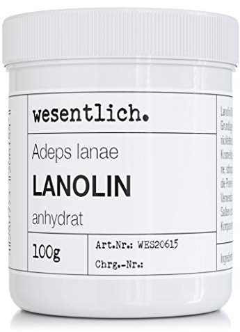 Lanolin Wollfett anhydrat 100g - wasserfrei und kaum Geruch - Wollwachs von wesentlich.
