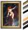 Bild mit Rahmen - Luis Ricardo Falero Der Hexensabbat 60x80 cm - Gerahmtes Leinwandbild Alte Meister - Antiker Rahmen Gold Barock, Klassisch