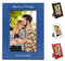 Bilderrahmen mit Gravur aus Holz - Fotorahmen mit individuellen Namen personalisiert - 10x15cm (Blau)