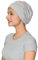 SAKUCHI Damen Chemo Bamboo Slouchy Snood Beanie Turban Kopfbedeckung Mütze für Krebspatienten Haarausfall (Ash)