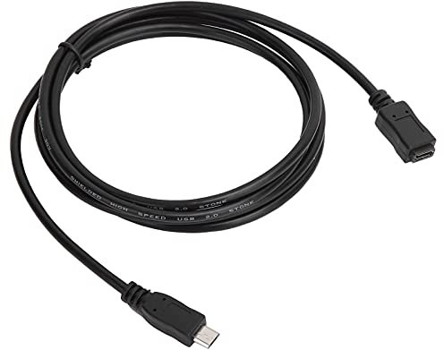 ciciglow Cavo di Prolunga USB, Cavo di Prolunga USB da 1,5 M Micro USB 2.0 Maschio a Micro USB Femmina Cavo di Prolunga USB per Telefono/Tablet